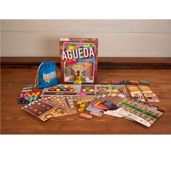 NWT Águeda: City of Umbrellas, Strategy Board Game for 1 to 5 Players Ages 10+ - Picture 8 of 9